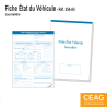Carnet Fiche Etat du Véhicule