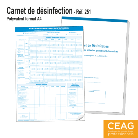 Carnet Ambulance Pluri Entretien Grand Format