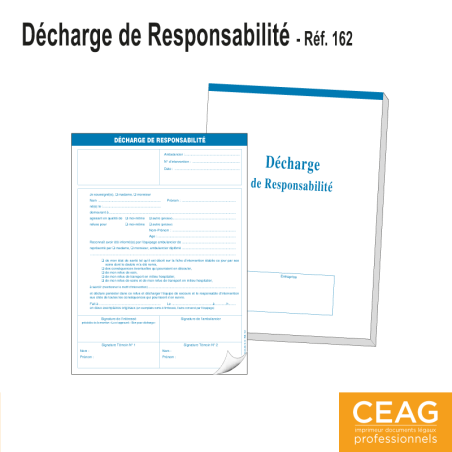 Carnet Décharge de Responsabilité