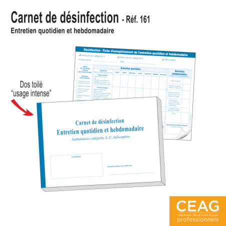 Carnet Ambulance Pluri Entretiens - Petit Format
