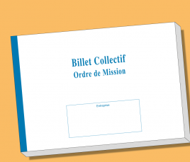 Carnet Billet Collectif de Transport - Ordre de Mission